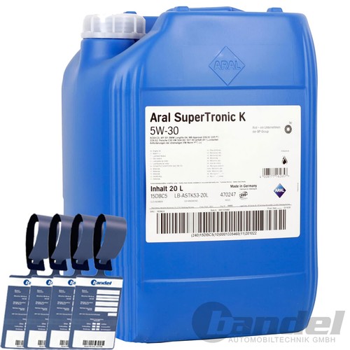 1x20l aral supertronic 30 - aral, 5w-30