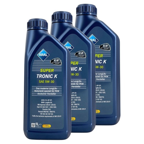 3x1 liter aral supertronic - 3x1,