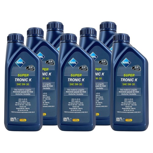 7x1 liter aral supertronic - 7x1,